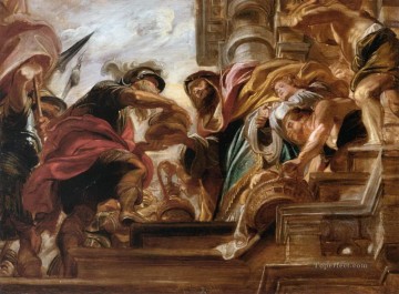 El encuentro de Abraham y Melquisedec 1621 Peter Paul Rubens Pinturas al óleo